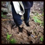 Mud to the top of my boots